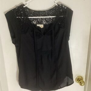 Meadow Rue by Anthropologie Sleeveless Knit Neckline Top Size XS